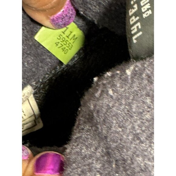 Timberland Navy Suede Wool Boots Round Toe Rubber Sole Toggle Closure Size 11M - Picture 15 of 15